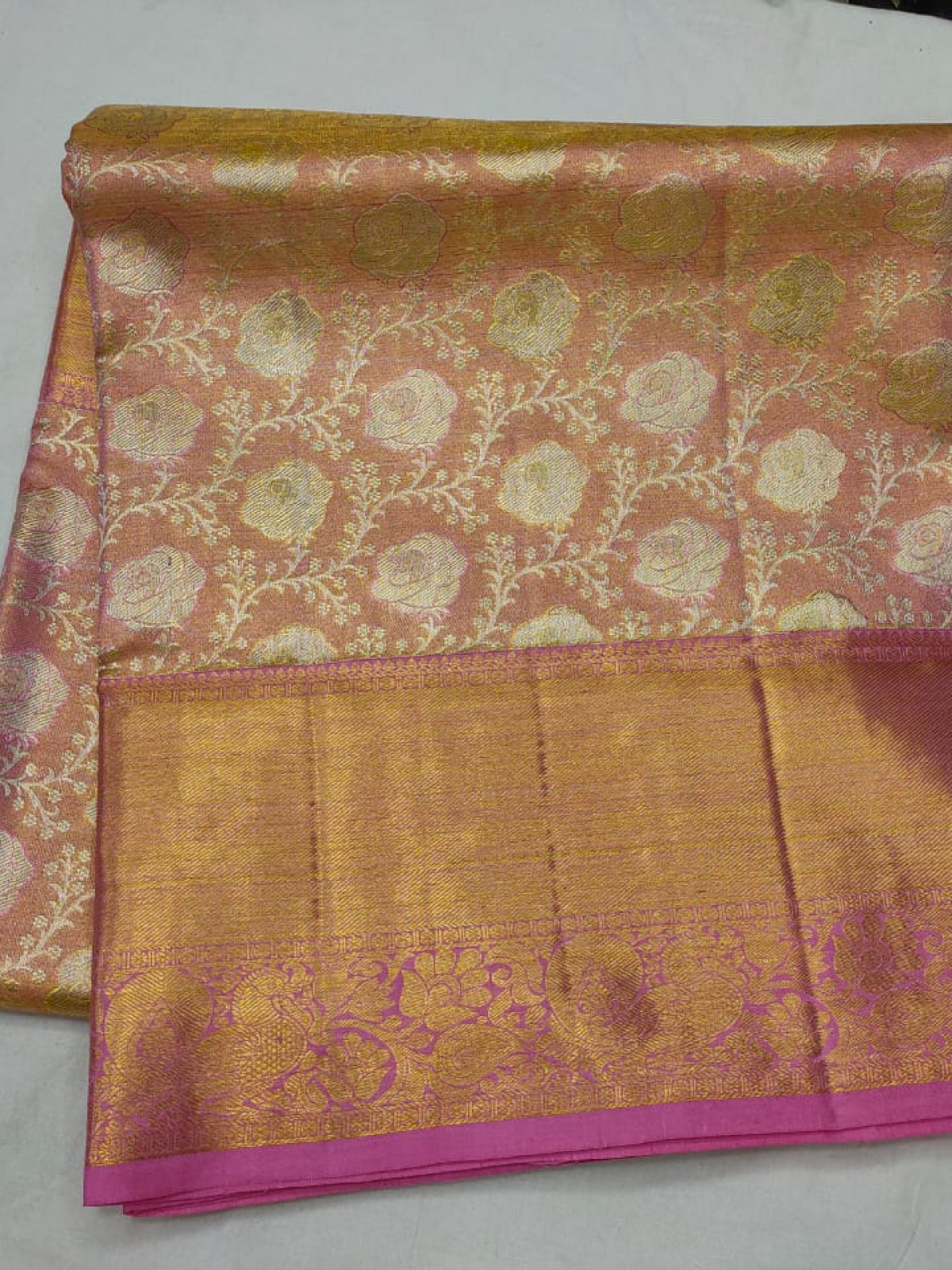 ROSE PINK KANJEEVARAM